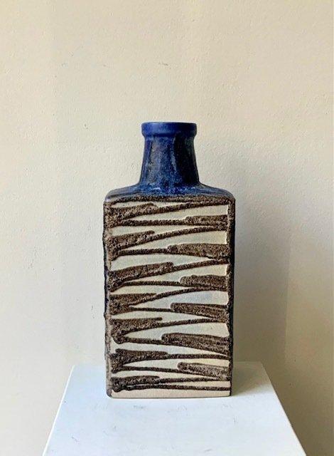 Scheurich - Vaas - 281-30 - Keramiek - Zig Zak flesvaas, Antiek en Kunst, Antiek | Glaswerk en Kristal