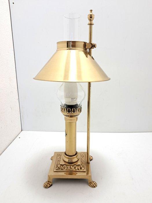 Lamp - Messing, Glas - Orient Express, Antiquités & Art, Curiosités & Brocante