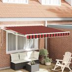 vidaXL Zonnescherm Oranje en bruin 3,5 x 2,5 m Polyester en, Verzenden, Nieuw