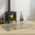 vidaXL Glasplaat openhaard rechthoekig 100x60 cm, Doe-het-zelf en Bouw, Verzenden, Nieuw