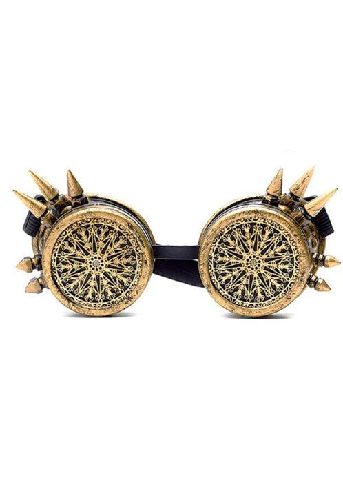 Goggles Steampunk Bril Spikes Mandala Brons Montuur Bronzen, Vêtements | Hommes, Costumes de carnaval & Vêtements de fête, Enlèvement ou Envoi
