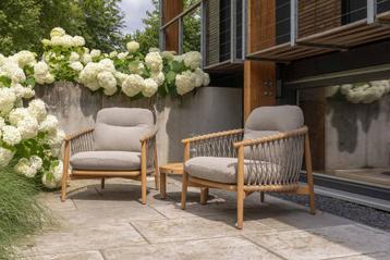 4 Seasons Outdoor Nora bistroset met Finn tafel Ø 60 cm | beschikbaar voor biedingen