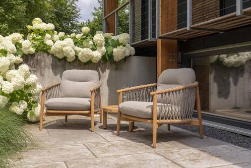 4 Seasons Outdoor Nora bistroset met Finn tafel Ø 60 cm |, Tuin en Terras, Tuinsets en Loungesets