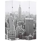 vidaXL Kamerscherm New York bij daglicht 160x170 cm zwart en, Huis en Inrichting, Verzenden, Nieuw