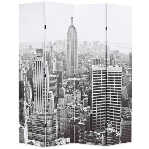 vidaXL Kamerscherm New York bij daglicht 160x170 cm zwart en, Huis en Inrichting, Woonaccessoires | Overige, Nieuw, Verzenden