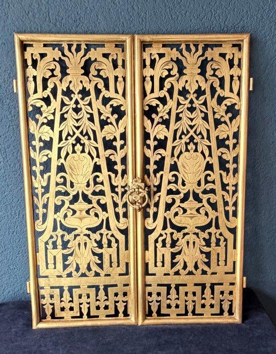 Openhaard accessoire (2) - Brons - Empire deuren, Antiek en Kunst, Antiek | Overige Antiek