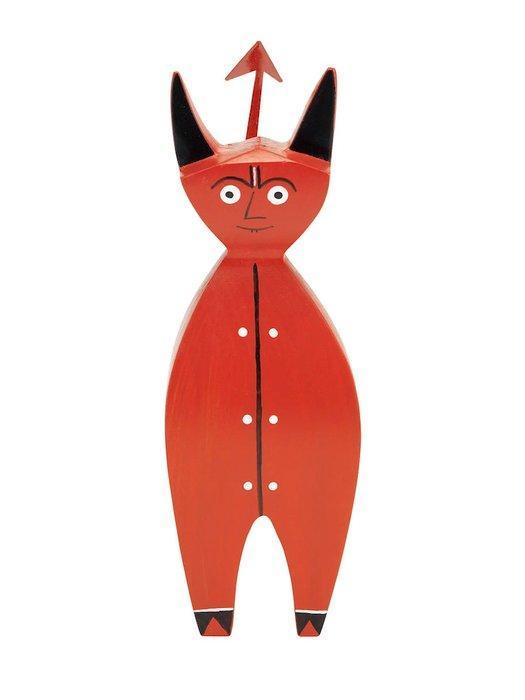 Decoratief ornament - Vitra - Houten Pop Kleine Duivel -, Antiek en Kunst, Antiek | Meubels | Stoelen en Sofa's
