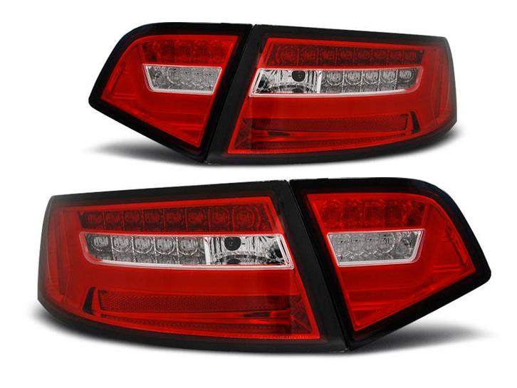 Carnamics Achterlichten | Audi A6 08-11 4-d | LED Bar rood /, Auto-onderdelen, Verlichting, Nieuw, Verzenden