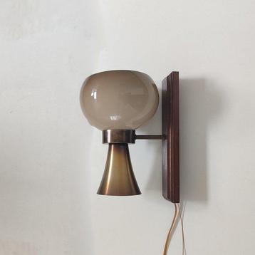 Lampe murale - Bois, acrylique - Applique murale Diabolo