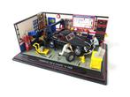 Hongwell 1:43 – Garage diorama met Porsche 356 B - Voiture, Hobby en Vrije tijd, Nieuw