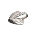 Pendentif - 18 carats Or blanc - 0.35ct. tw. Diamant