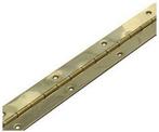 Pianoscharnier vermessingd 1260x32 mm, Doe-het-zelf en Bouw, Nieuw, Overige materialen, Klink of Kruk
