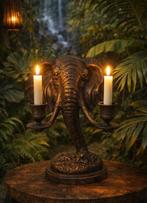 Kaarsenhouder - Metaal - olifant