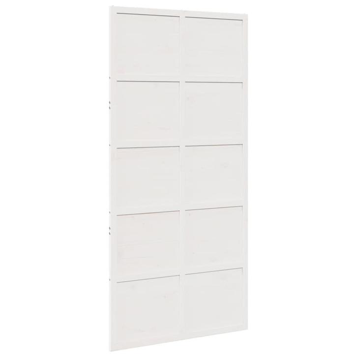 Schuifdeur 100x208 wit grenen - Retour deal! 60% korting, Doe-het-zelf en Bouw, Deuren en Vliegenramen, Schuifdeur, Nieuw, Hout