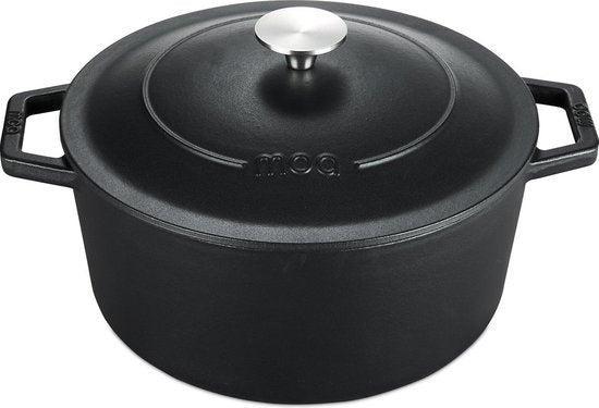 2dekans | MOA Braadpan - Gietijzer - Inhoud 5,7 liter - 26CM, Huis en Inrichting, Keuken | Potten en Pannen, Ophalen of Verzenden