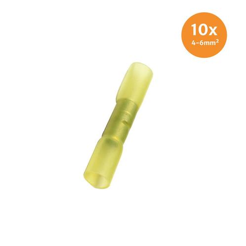 Kabelschoenen Met Krimpkous Waterdicht Geel (4-6mm) 10 Stuks, Auto-onderdelen, Elektronica en Kabels, Ophalen of Verzenden