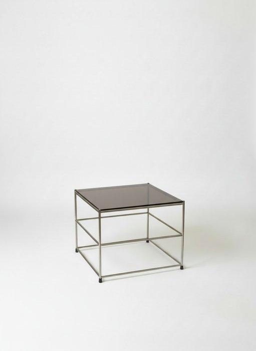 USM Haller - Bijzettafel - Chroom, Polycarbonaat, Antiquités & Art, Antiquités | Meubles | Chaises & Canapés