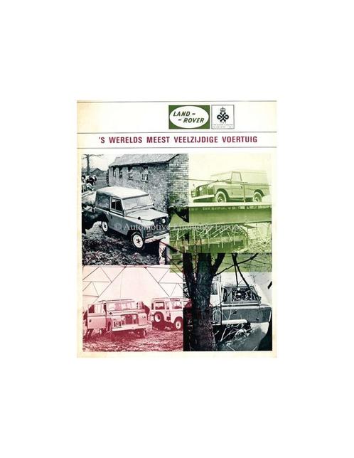 1967 LAND ROVER SERIES IIA BROCHURE NEDERLANDS, Boeken, Auto's | Folders en Tijdschriften, Ophalen of Verzenden