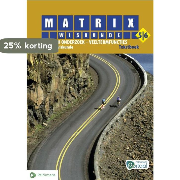 Matrix Wiskunde 5/6 Grafisch onderzoek - Veeltermfuncties 3, Boeken, Schoolboeken, Gelezen, Verzenden