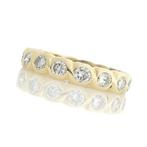 Bague - 14 carats Or jaune -  1.60ct. tw. Diamant