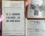 US Army  M1A1 Carbine Maintenance Manual - infantry -, Collections, Objets militaires | Seconde Guerre mondiale