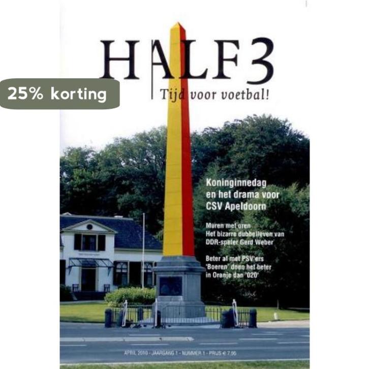Half 3 Jaargang 1, nr. 1 9789079067022, Livres, Loisirs & Temps libre, Envoi