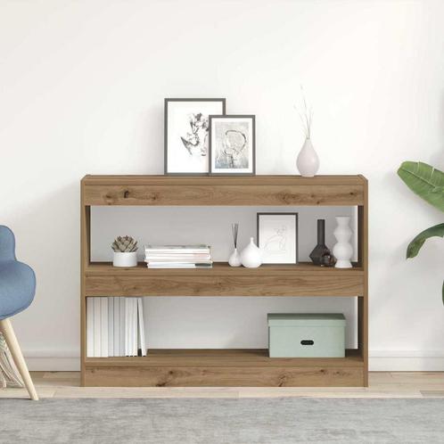 vidaXL Boekenkast artisanaal eikenkleurig 100 x 30 x 72 cm, Huis en Inrichting, Kasten | Boekenkasten, Nieuw, Verzenden
