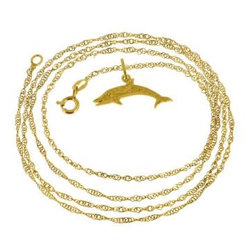 Ketting met hanger - 18 karaat Geel goud