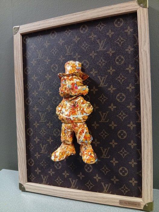 Brother X - Framed urban Scrooge Mc Duck by Louis Vuitton, Antiek en Kunst, Kunst | Designobjecten