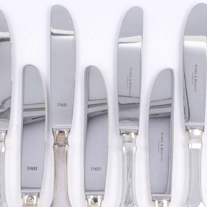 Robbe & Berking - Dessertmes - Model Alt Kopenhagen -, Antiquités & Art, Antiquités | Argent & Or