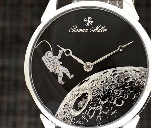 Roman Miller - Astronaut, Moon watch - Sans Prix de Réserve, Handtassen en Accessoires, Horloges | Heren
