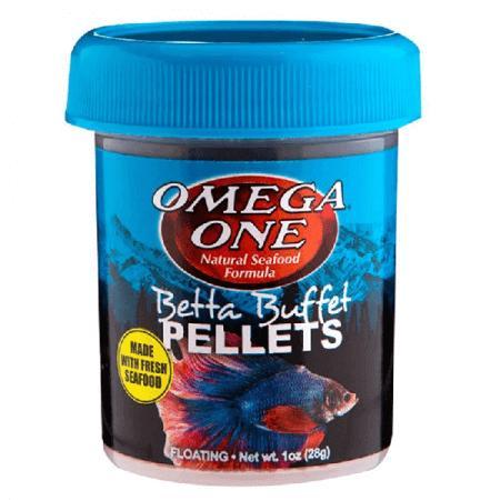 Omega One Betta Buffet Pellets 1oz (28Gr.), Animaux & Accessoires, Poissons | Poissons d'aquarium