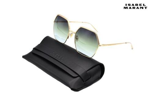 Isabel Marant - IM0119S - Gold Metal & Hexagonal Design -, Handtassen en Accessoires, Zonnebrillen en Brillen | Dames