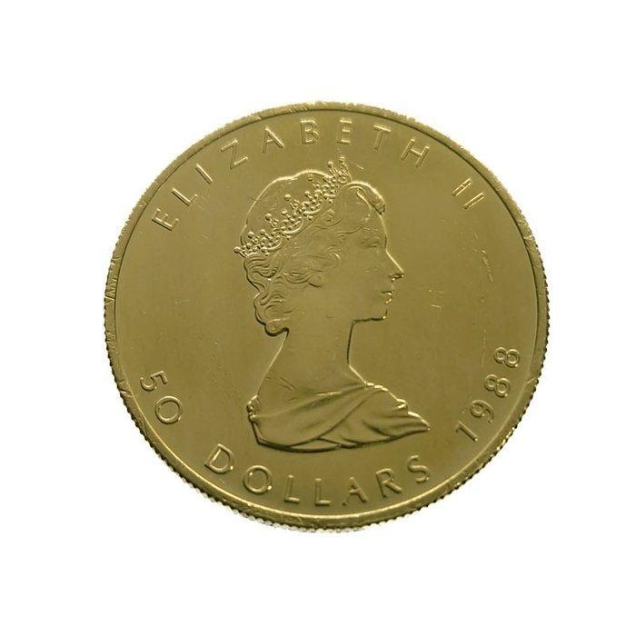 Canada. 50 Dollars 1988 - Maple Leaf 1 Oz., Timbres & Monnaies, Métaux nobles & Lingots