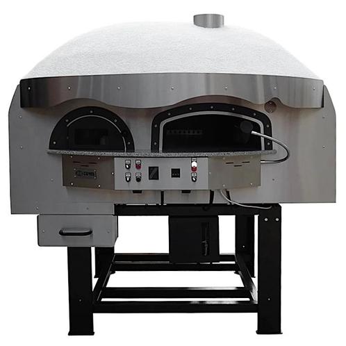 Roterende Pizzaoven | SERIE MIX-RK (SILICONE) | Gas/Hout |, Zakelijke goederen, Horeca | Keukenapparatuur, Nieuw in verpakking