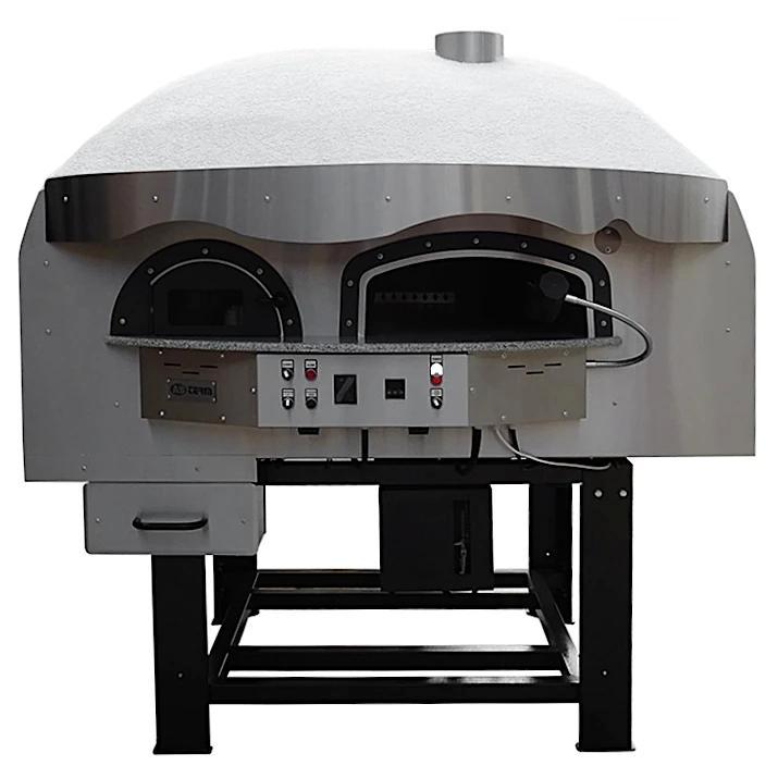 Roterende Pizzaoven | SERIE MIX-RK (SILICONE) | Gas/Hout |, Zakelijke goederen, Horeca | Keukenapparatuur, Nieuw in verpakking