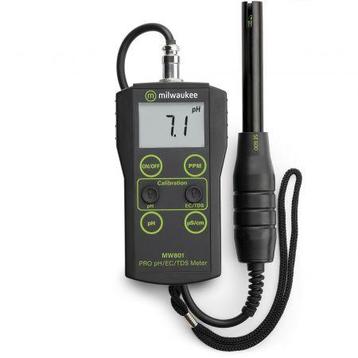 Milwaukee MW801 PRO 3-in-1 Low Range pH, EC, TDS Combo Meter, Verzenden