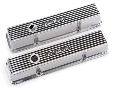 Chevrolet SB Klepdeksels Edelbrock elite, Auto-onderdelen, Motor en Toebehoren, Nieuw, Ophalen of Verzenden