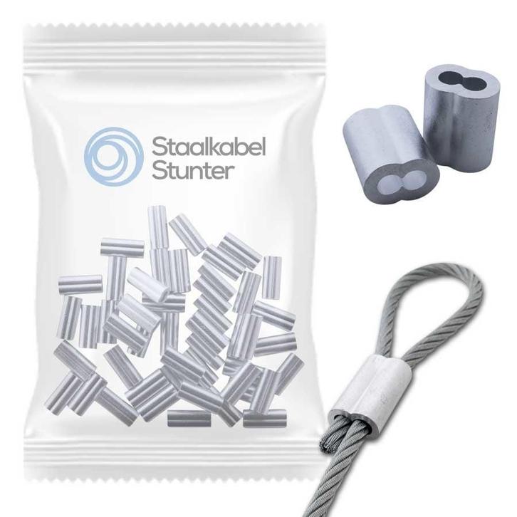 Draadklemmen 1mm 8-vormige  50 stuk, Tuin en Terras, Overige Tuin en Terras, Verzenden