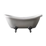Vrijstaand Bad Best Design Double Ended Nostalgisch, Doe-het-zelf en Bouw, Ophalen of Verzenden, Nieuw, Chroom, Bad
