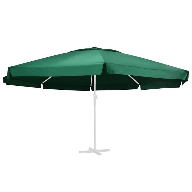 Parasoldoek 6m Groen | Tweede Kansje | OP = OP, Tuin en Terras, Parasols, Meer dan 4 meter, Waterdicht, Nieuw, Verzenden