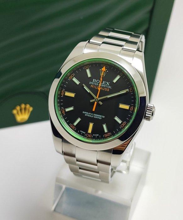 Rolex - Milgauss “Glace Verte” - Ref. 116400GV - Heren -, Handtassen en Accessoires, Horloges | Heren