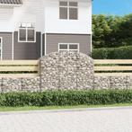 vidaXL Schanskorf gewelfd 150x50x120/140 cm gegalvaniseerd, Tuin en Terras, Verzenden, Nieuw