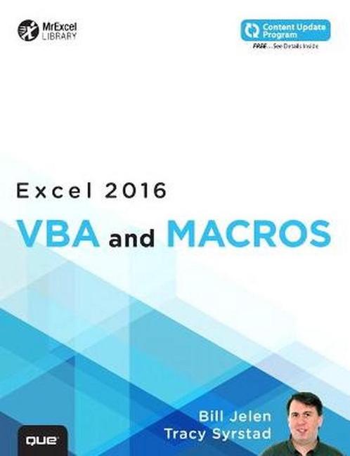 Excel 2016 VBA & Macros 9780789755858 Bill Jelen, Boeken, Taal | Engels, Zo goed als nieuw, Verzenden