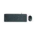 HP 150 toetsenbord en muis set Qwerty Engels  zwart, Ophalen of Verzenden