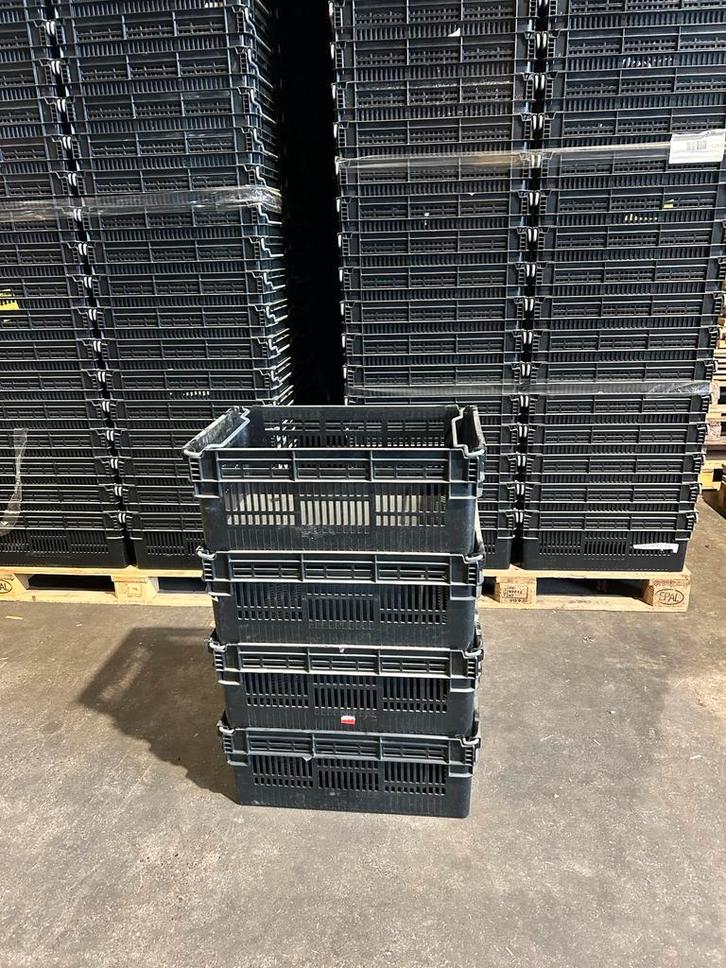 Kratten 600x400x230 mm met beugel stapelbaar en nestbaar, Doe-het-zelf en Bouw, Kratten en Dozen, 50 tot 75 cm, Gebruikt, Krat