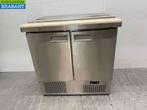 RVS Saladette Koelwerkbank 90,5 cm 230V Horeca, Ophalen of Verzenden, Nieuw in verpakking