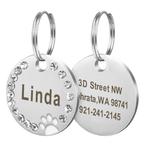 Hondenpenning Rond 2,5cm Wit, Verzenden, Nieuw