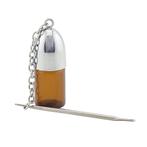 Spoon on Vial Brown Glass     Medium, Verzamelen, Verzenden, Nieuw