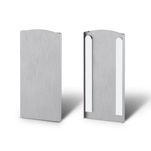Eindkap glazen balustrade vloermontage 1.0kN-Zwart gelijkend, Doe-het-zelf en Bouw, Glas en Ramen, Nieuw, Verzenden